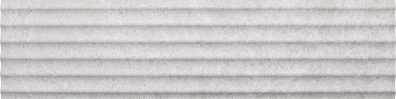 Vanillish Pearl Honed Flute-In 15 x 60 x 1.25 cm Field Tile