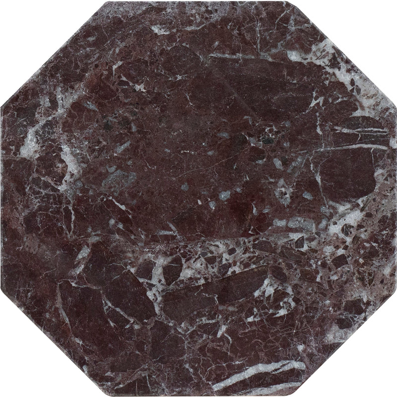 Rosso Levanto Tumbled Octagon 20 x 1 cm Field Tile