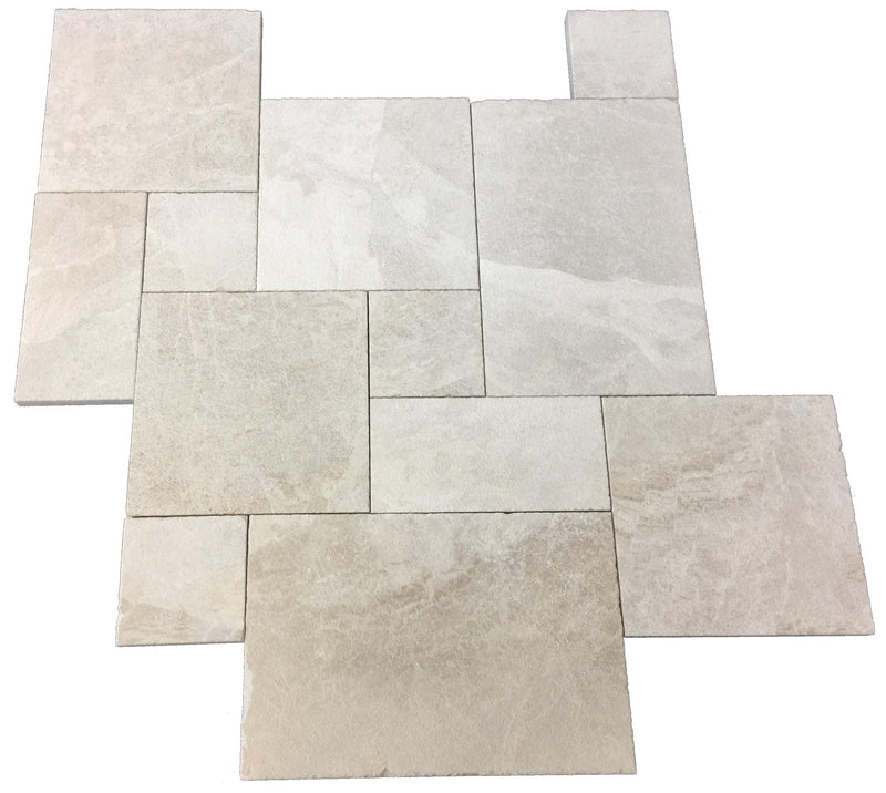 Cream Misto French Pattern 20 x 20 cm, 20 x 40 cm, 40 x 40 cm, 40 x 60 cm Brushed and Chiseled Field Tile