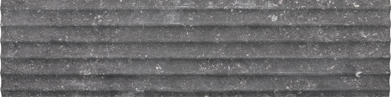 Belgian Blue Honed Flute-In 15 x 60 x 1.25 cm Field Tile