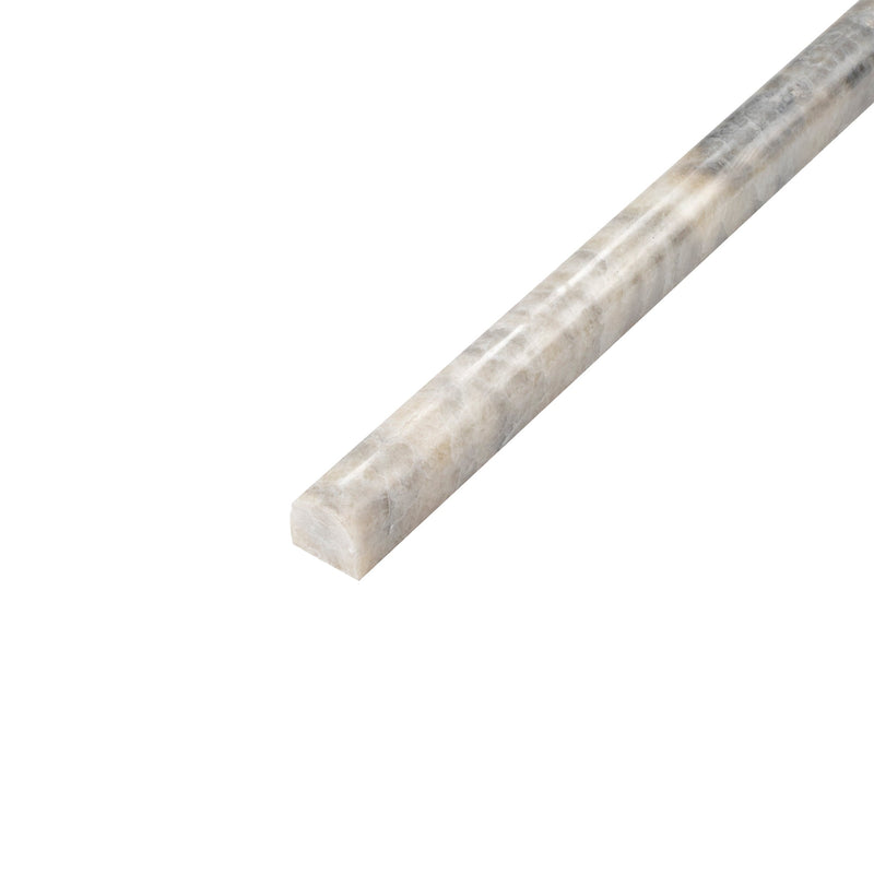 Dover Grey Onyx Polished Pencil Molding