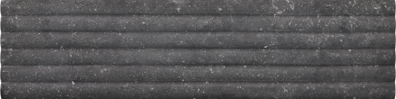 Belgian Blue Honed Flute-Out 15 x 60 x 1.25 cm Field Tile