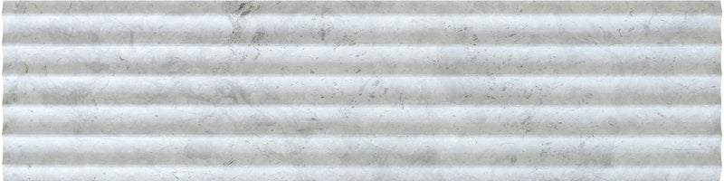 Tundra Grey Honed Flute-In 15 x 60 x 1.25 cm Field Tile