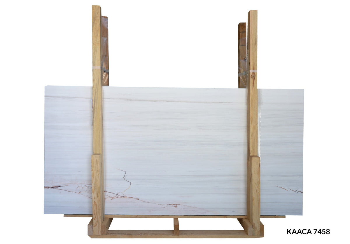 Overseas Bundle | Glacier White Honed 2CM Slab #KAACA7457 