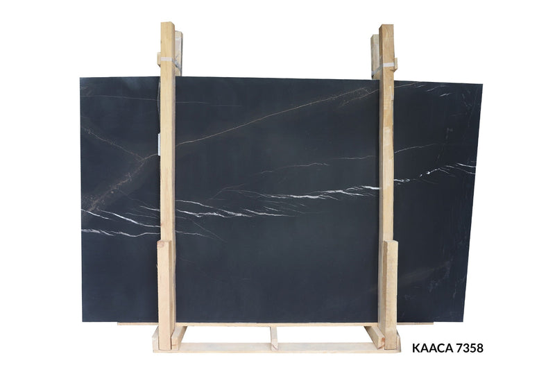 Overseas Bundle | Black Silk Honed 3CM Slab #KAACA7358