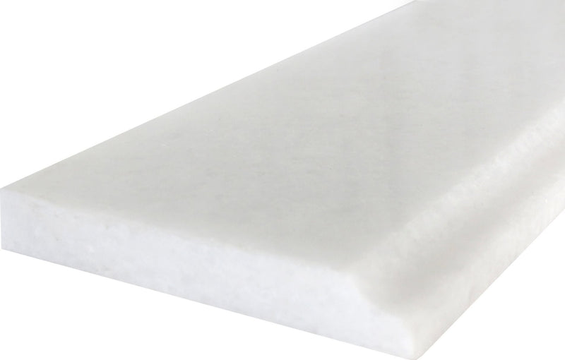 Snow White Polished Threshold Double Side Beveled 10 x 90 cm  Molding