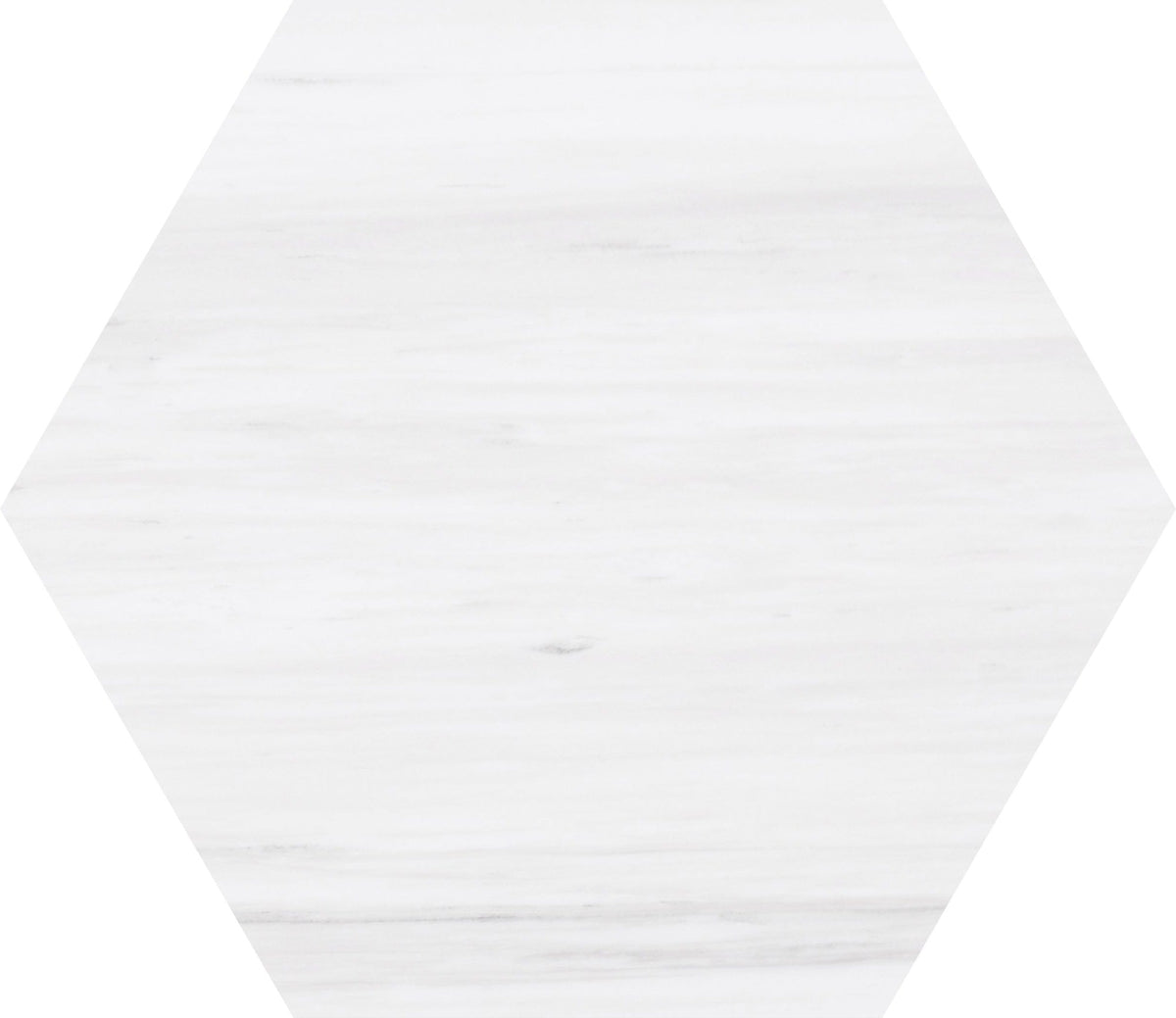 Glacier White Honed Hexagon 25 x 1 cm Field Tile 