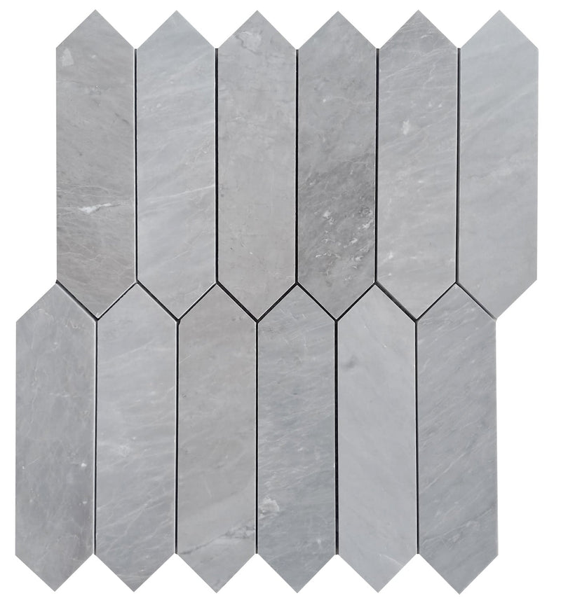 Earth Grey Picket 5 x 20 cm Polished Mosaic