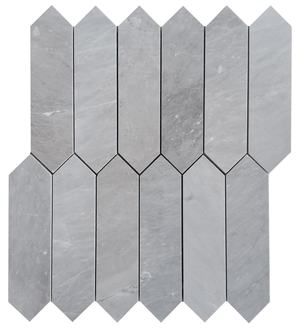 Earth Grey Picket 5 x 20 cm Polished Mosaic 