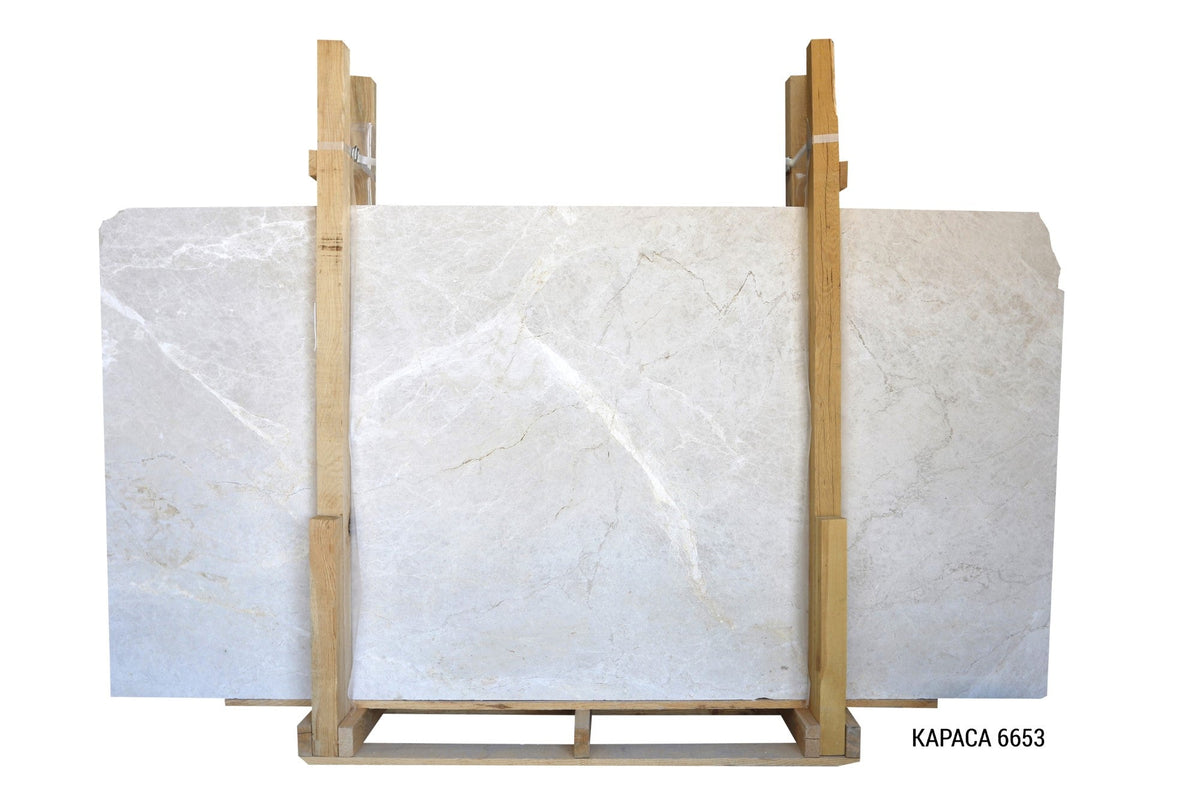Overseas Bundle | Vanillish Pearl Honed 2CM Slab #KAPACA6653 