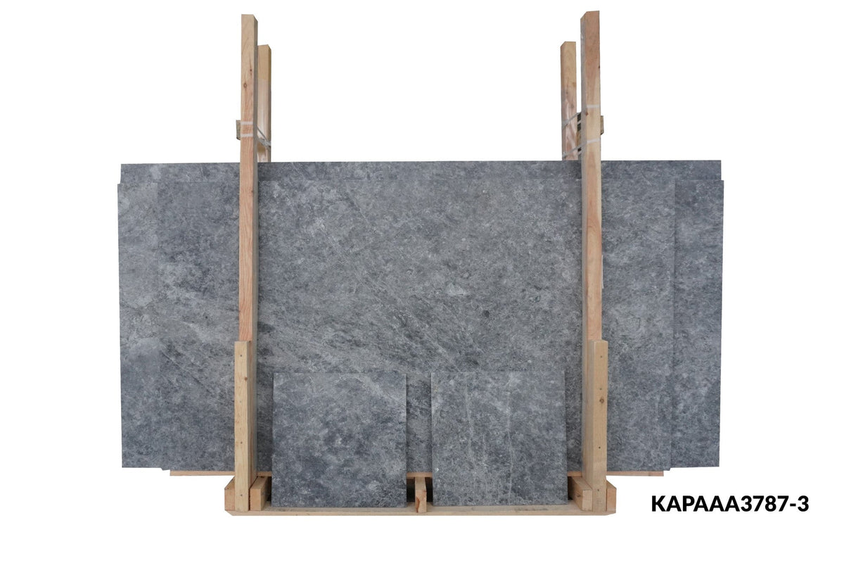 Overseas Bundle | Grey Velvet Polished 3CM Slab #KAPAAA3787-3 