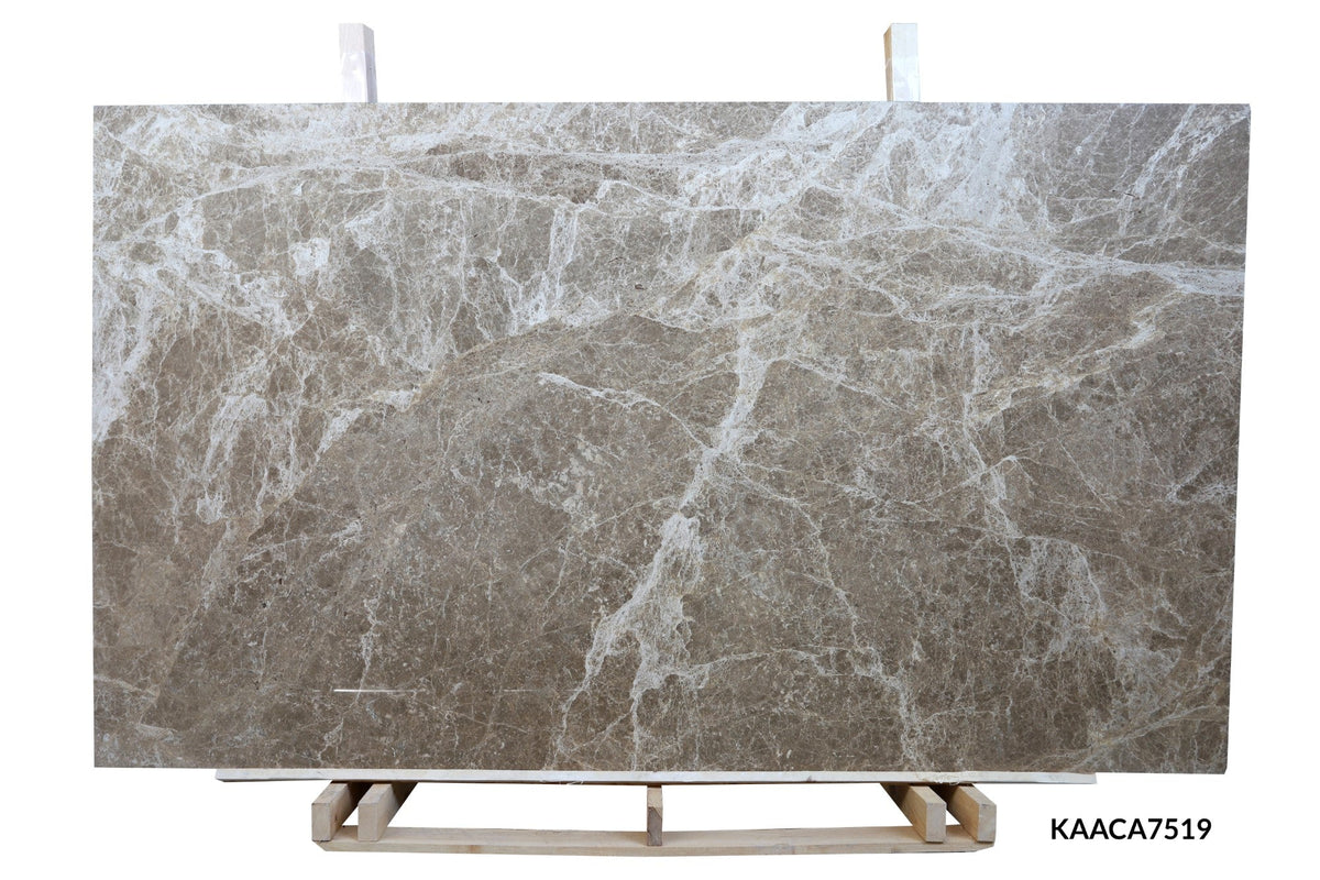 Overseas Bundle | Emperador Light Polished 2CM Slab #KAACA7519 