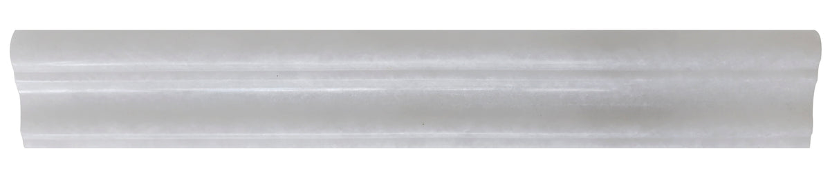 Snow White Honed Cornice  Molding 