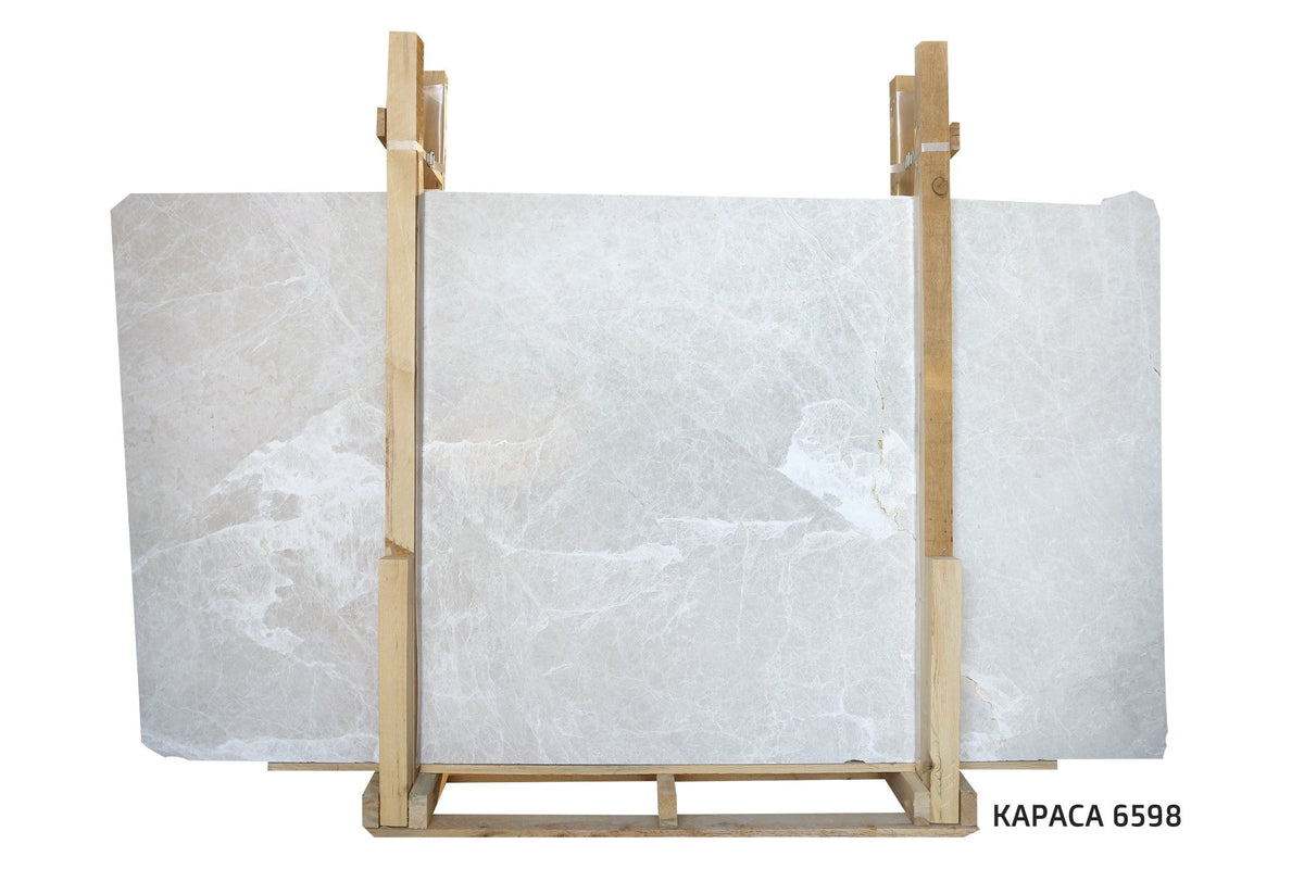 Overseas Bundle | Vanillish Pearl Honed 2CM Slab #KAPACA6598 