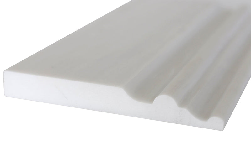 Glacier White Honed Base 15 x 45 cm  Molding