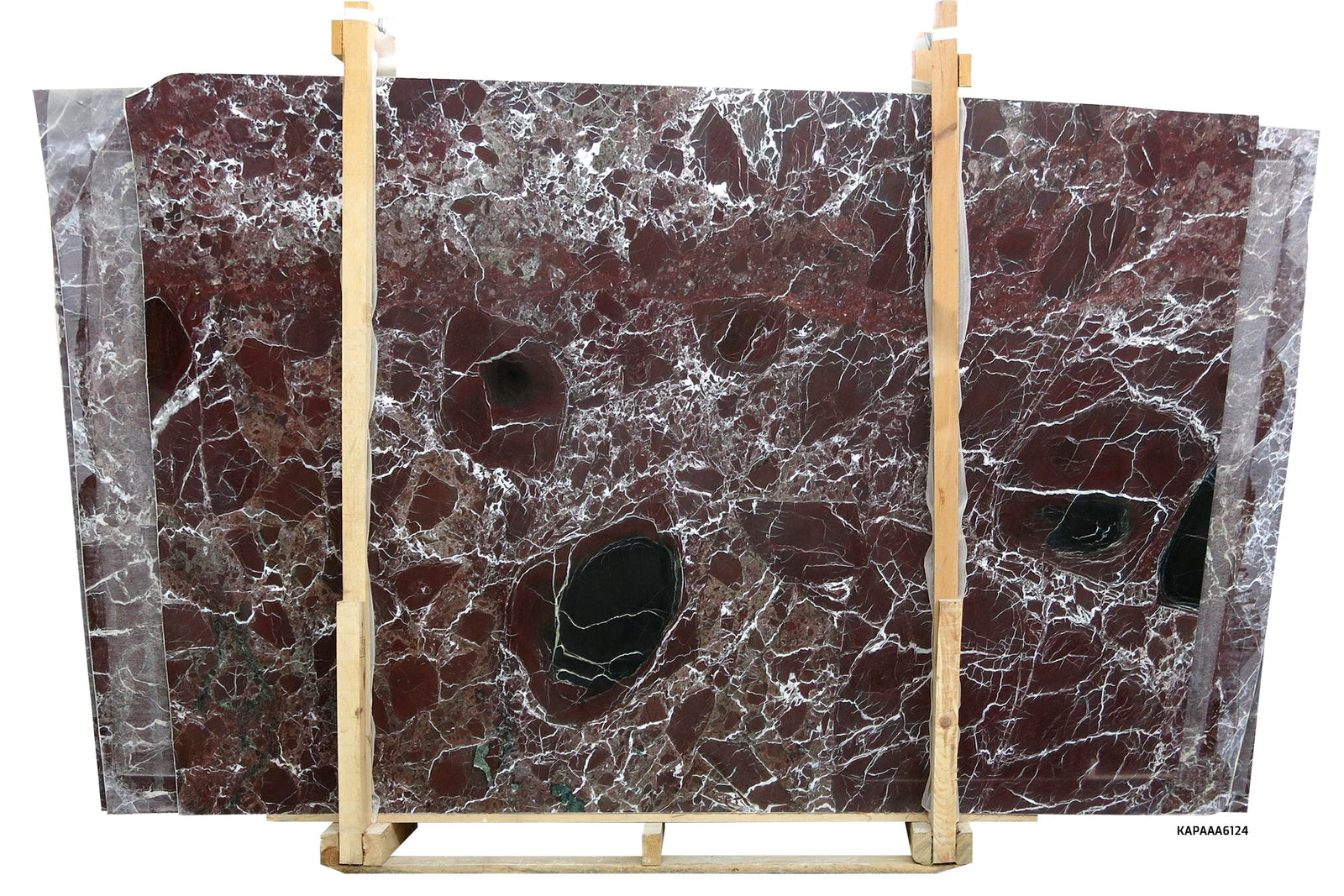 Overseas Bundle | Rosso Levanto Polished 3CM Slab #KAPAAA6124 