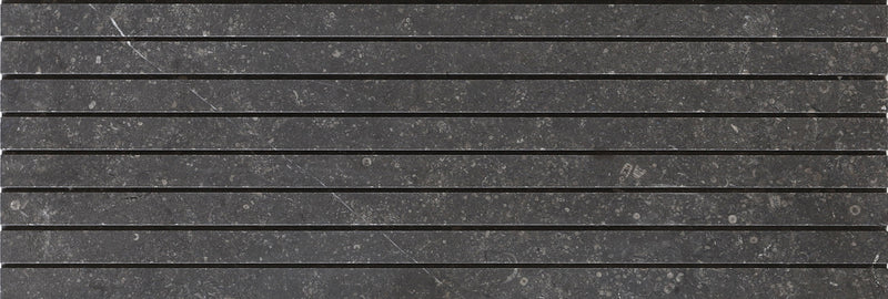 Belgian Blue Honed Groove 15 x 60 x 1.25 cm Field Tile