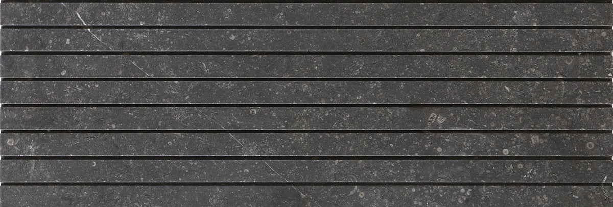 Belgian Blue Honed Groove 15 x 60 x 1.25 cm Field Tile 