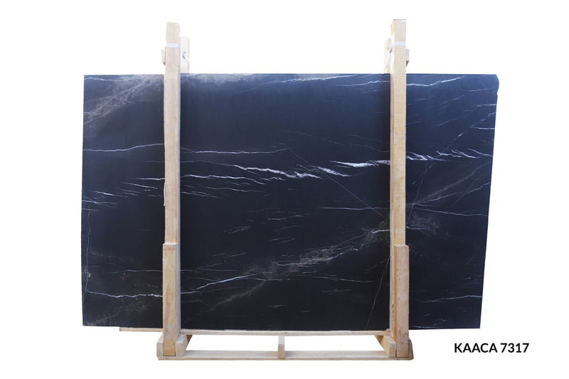 Overseas Bundle | Black Silk Honed 2CM Slab #KAACA7317