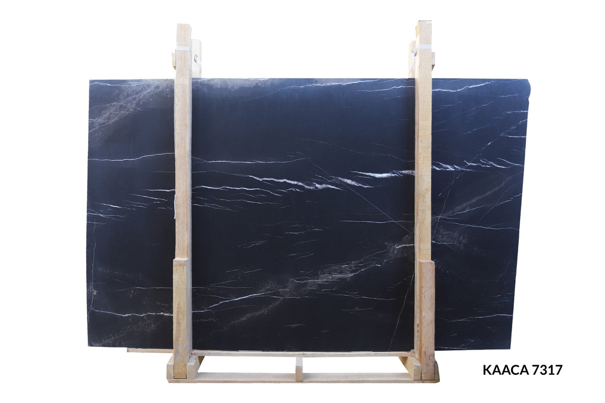 Overseas Bundle | Black Silk Honed 2CM Slab #KAACA7317 