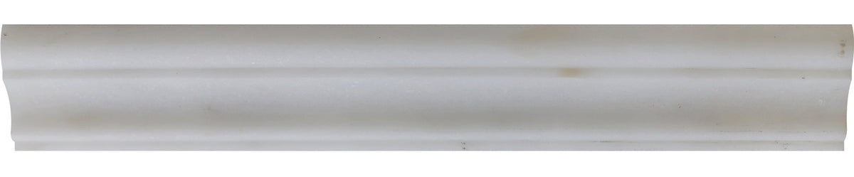 Afyon White Honed Cornice  Molding 