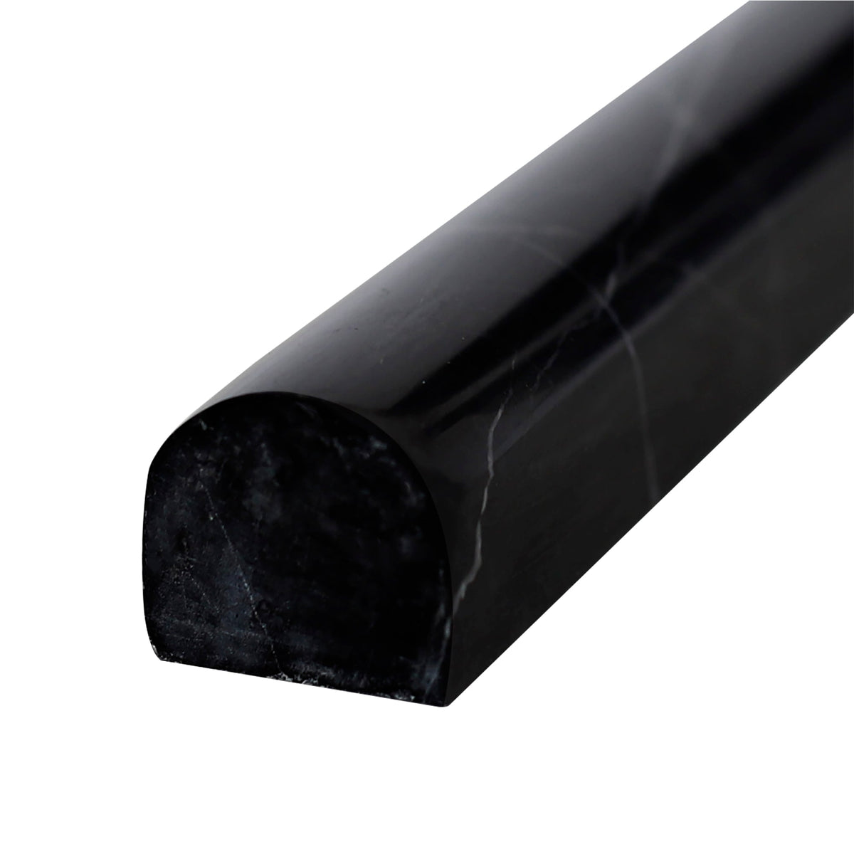 Black Silk Honed Pencil  Molding 