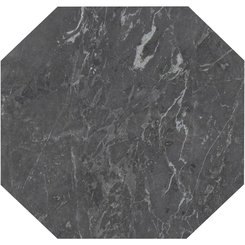 Lovina Grey Honed Octagon 30 x 1 cm Field Tile