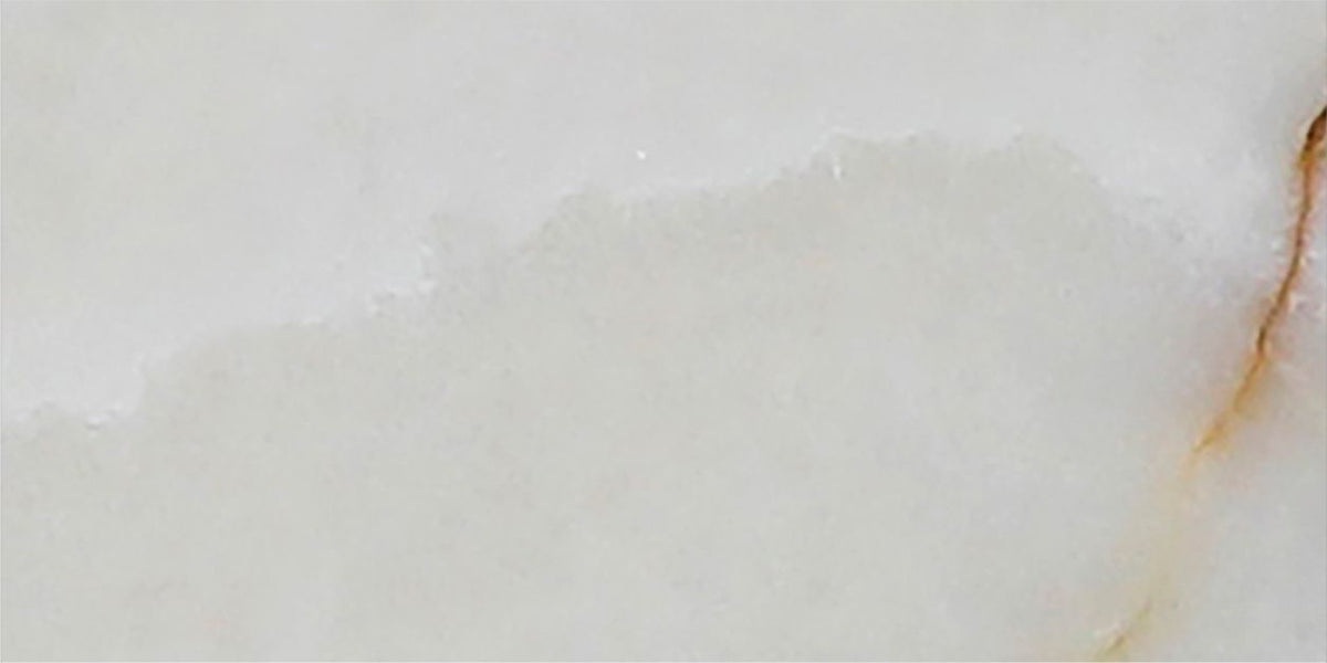 White Onyx Polished 7.5 x 15 x 1 cm Field Tile 
