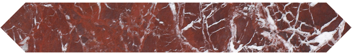 Rosso Levanto Honed Picket 5 x 30 x 1 cm Field Tile 