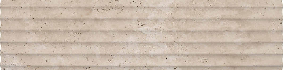 Classic Light CC Honed Flute-In 15 x 60 x 1.25 cm Field Tile 