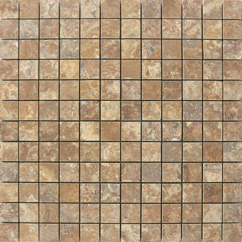 Kona Brown CC 2.5 x 2.5 cm Honed Mosaic