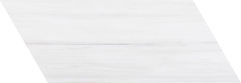 Glacier White Honed Swan Left  x 1 cm Field Tile