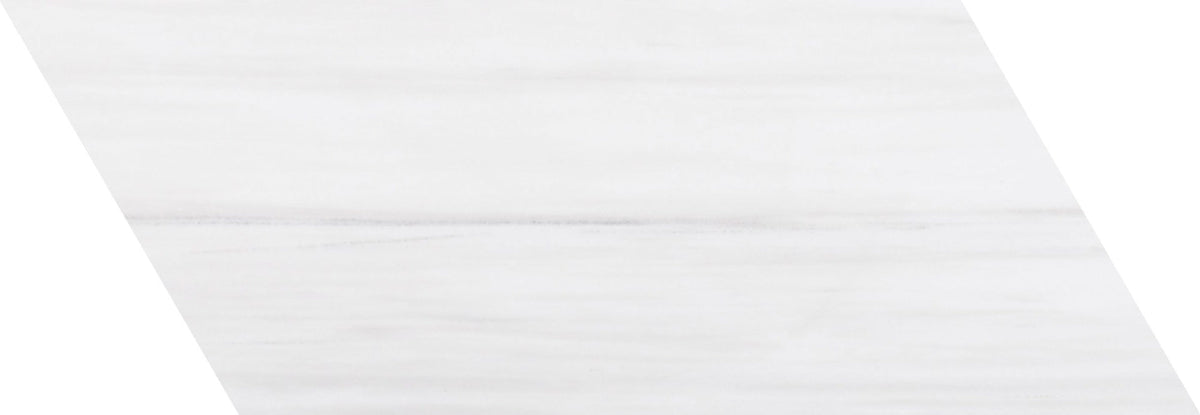 Glacier White Honed Swan Left  x 1 cm Field Tile 