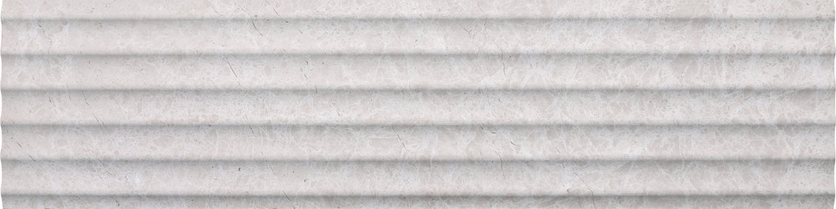 Vanillish Pearl Honed Flute-In 15 x 60 x 1.25 cm Field Tile 