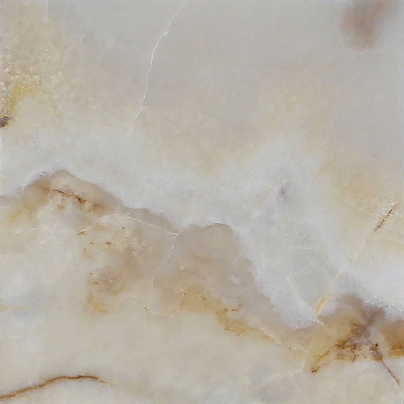 White Onyx Polished 30 x 30 x 1 cm Field Tile
