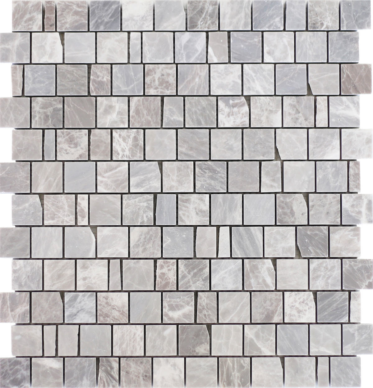 Nordic Grey Broken Joint 005 Honed Mosaic 