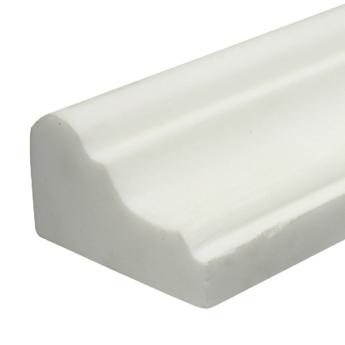 Glacier White Honed Cornice  Molding 