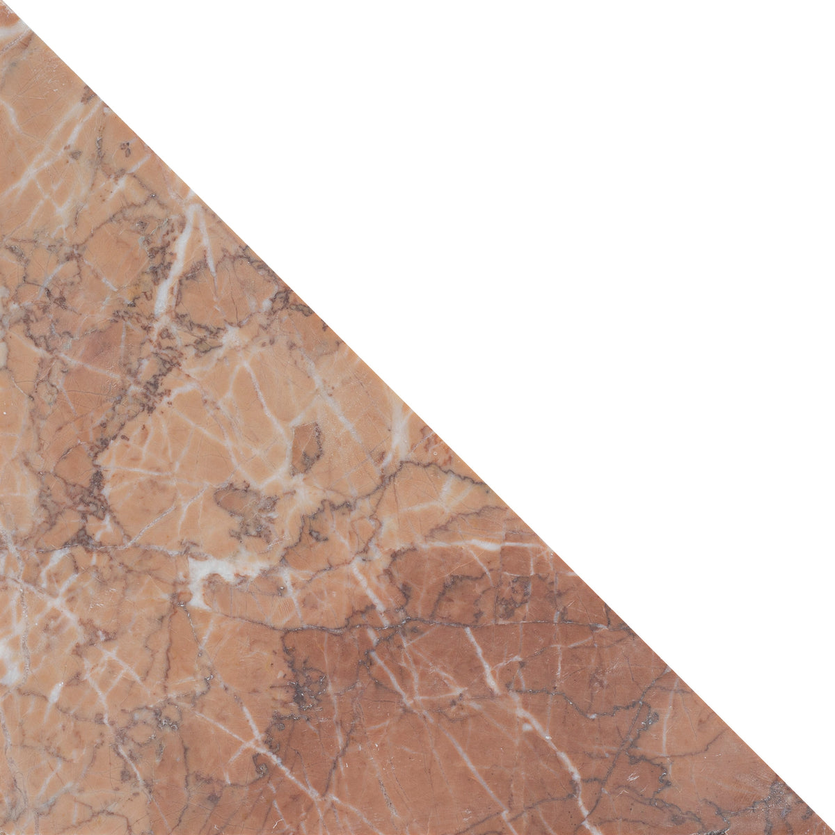 Dry Rose Honed Diamond Triangle  x 1 cm Field Tile 
