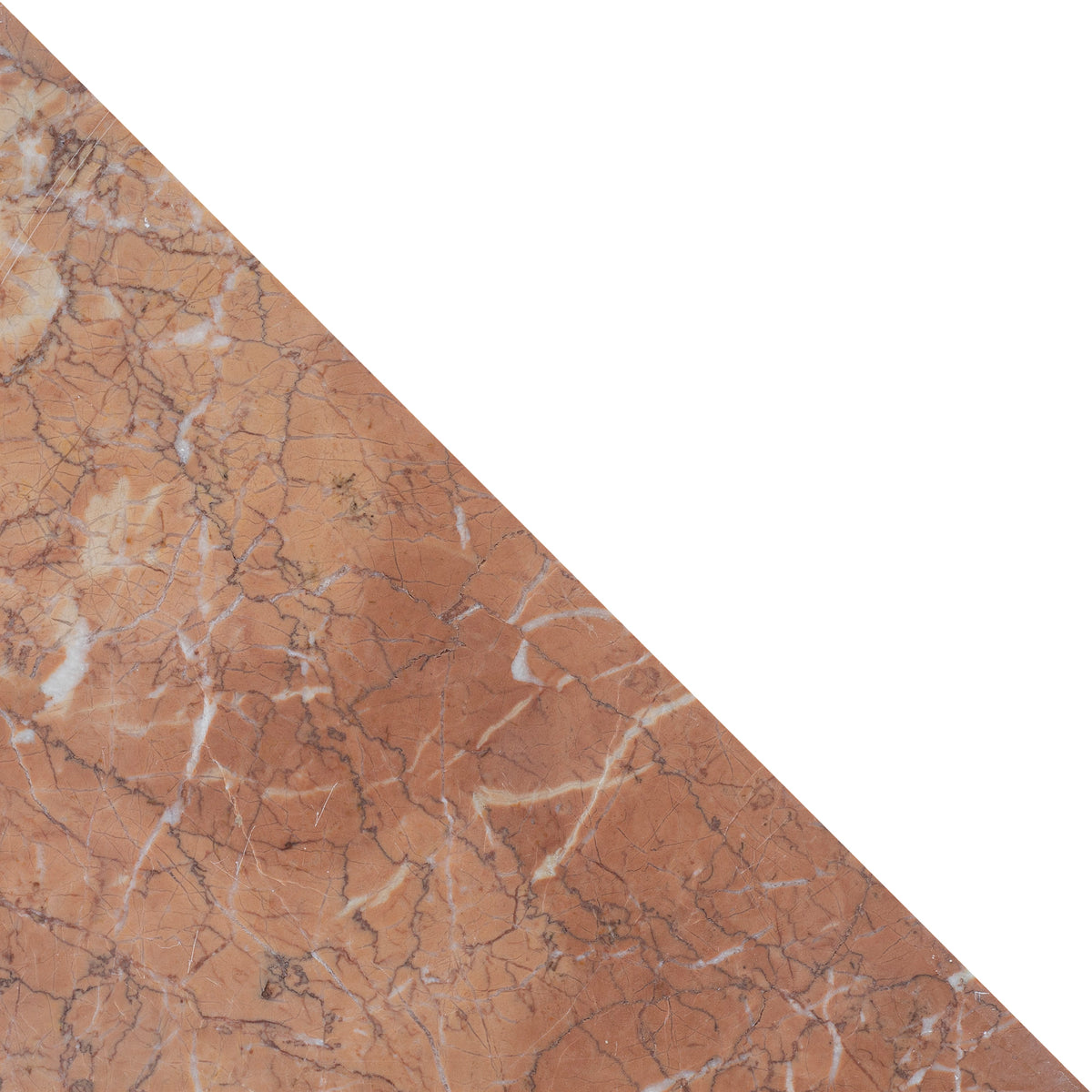 Dry Rose Honed Diamond Triangle  x 1 cm Field Tile 