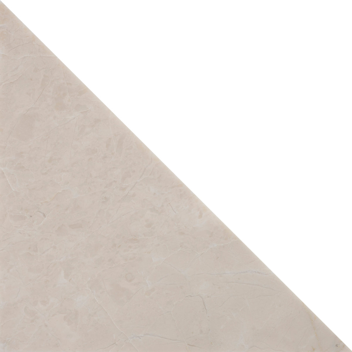 Crema Ella Honed Diamond Triangle  x 1 cm Field Tile 