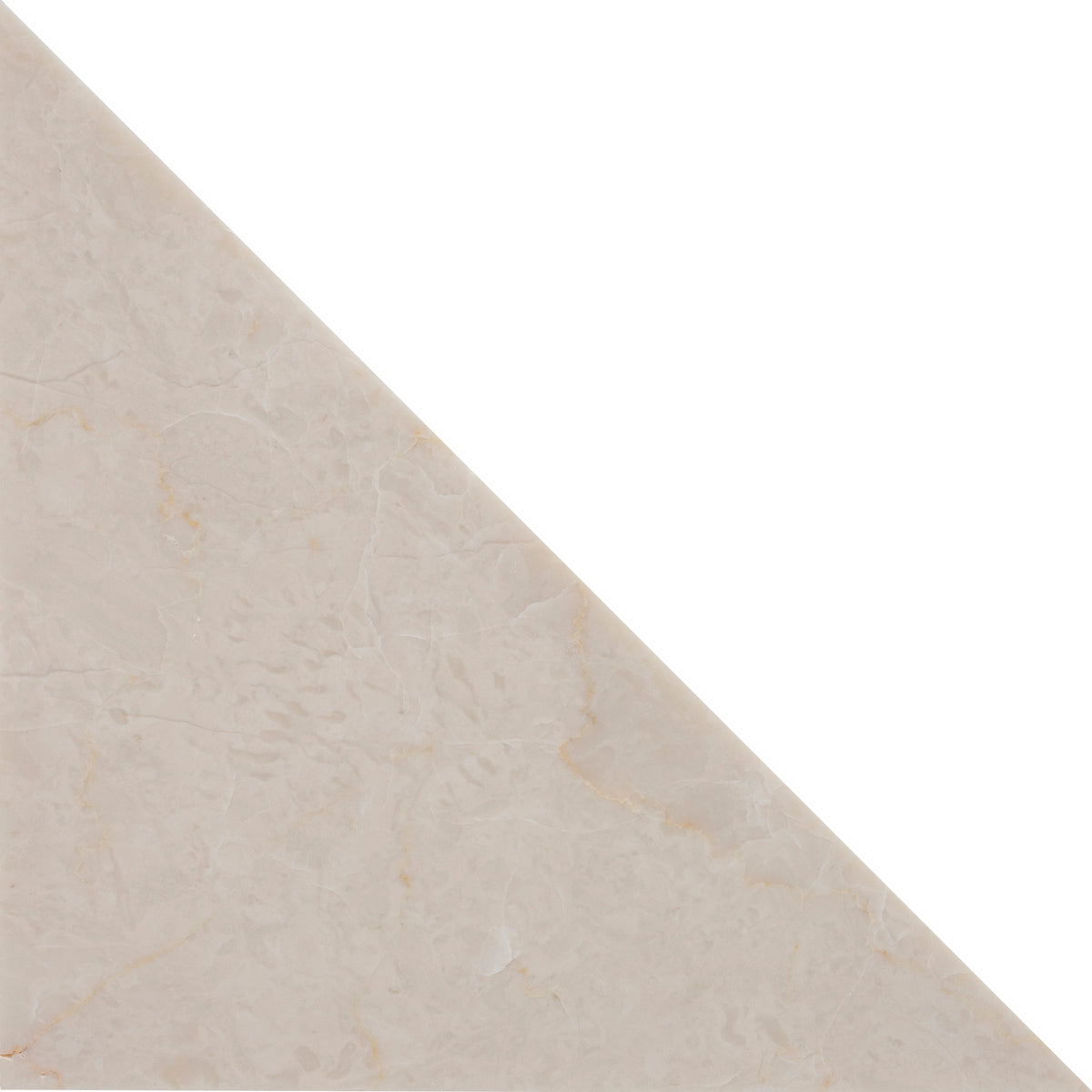 Crema Ella Honed Diamond Triangle  x 1 cm Field Tile 