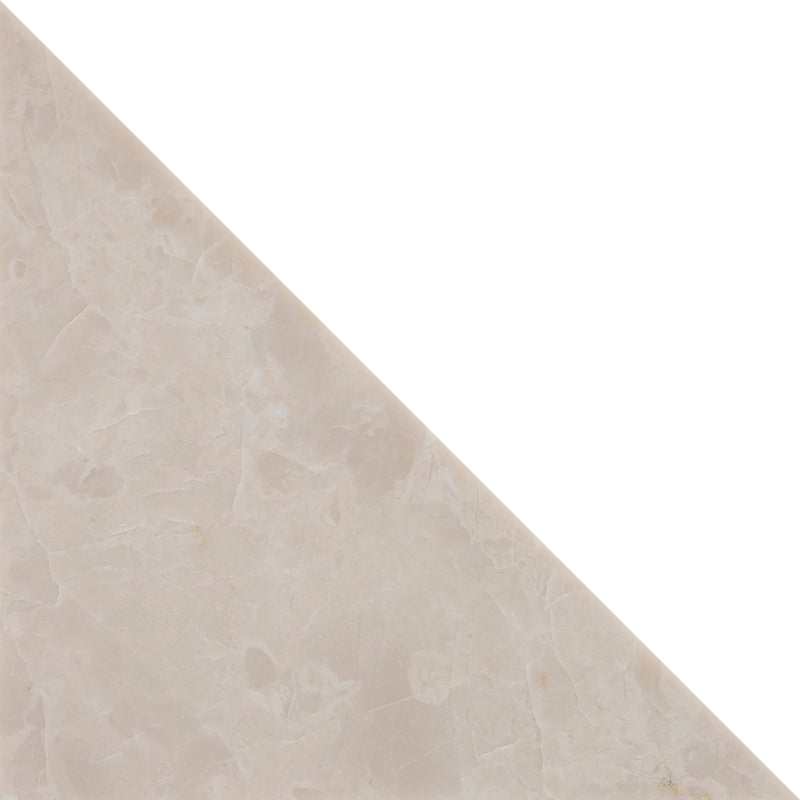 Crema Ella Honed Diamond Triangle  x 1 cm Field Tile