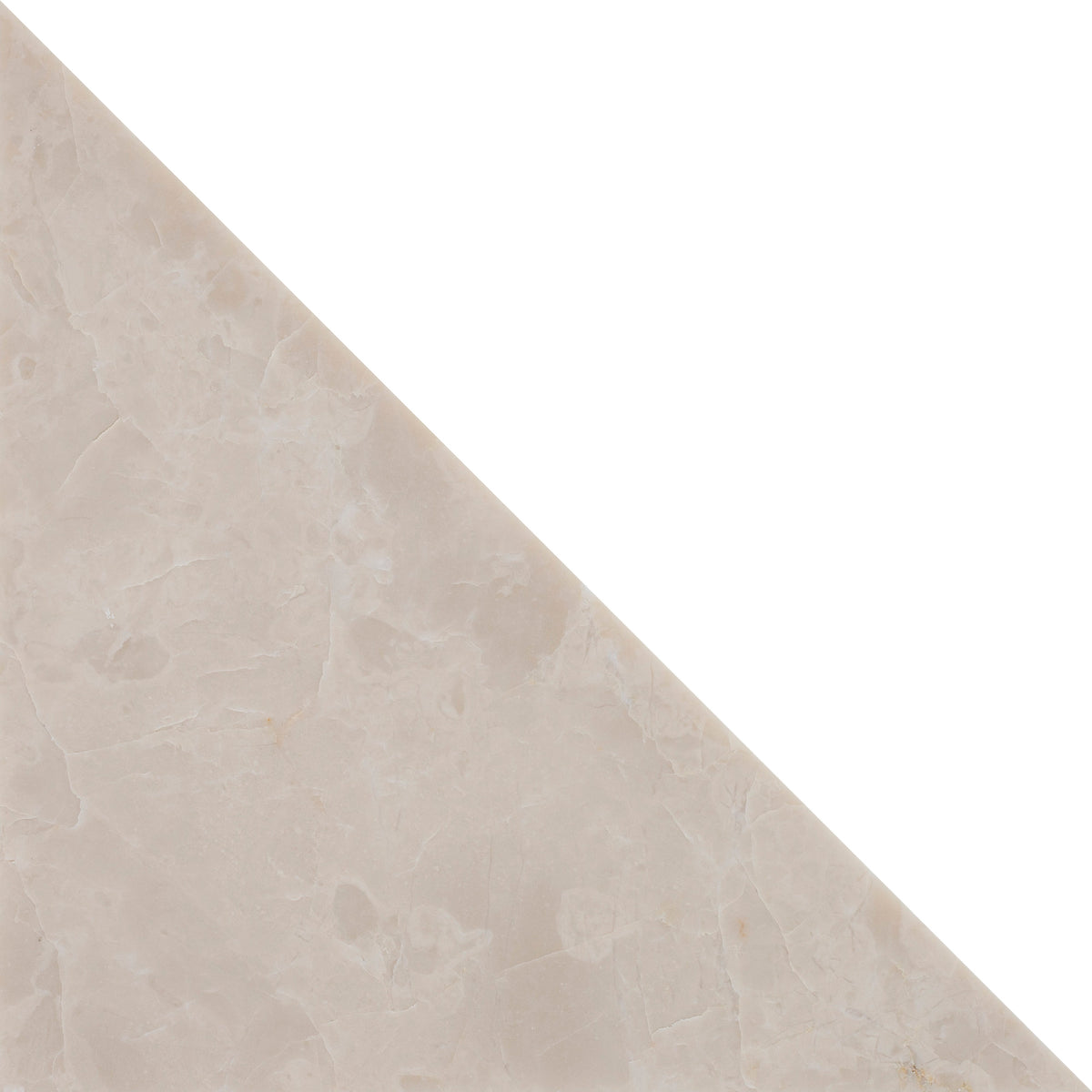 Crema Ella Honed Diamond Triangle  x 1 cm Field Tile 