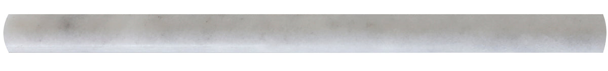 Bianco Carrara Honed Pencil  Molding 