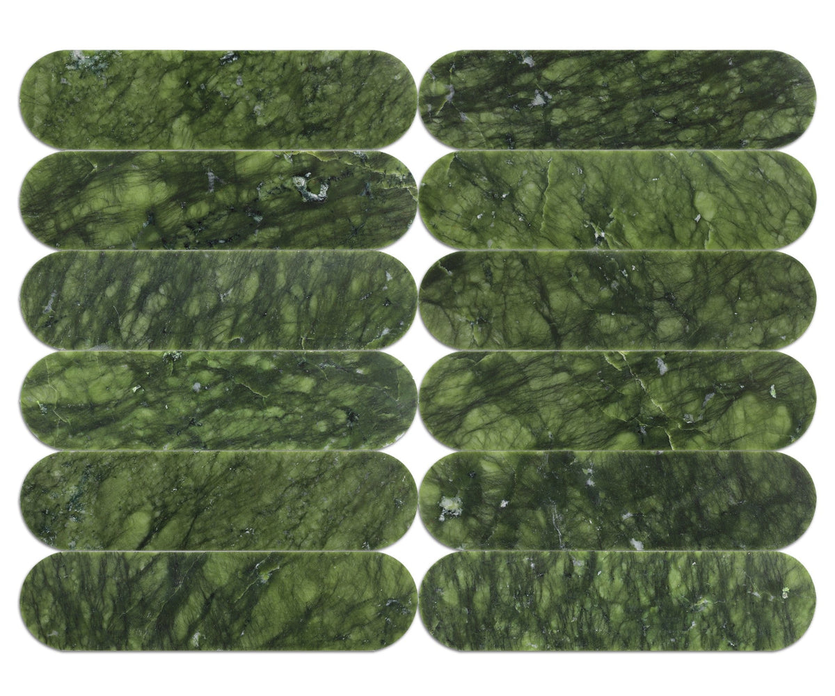 Verde Ming Honed Tivoli 5 x 20 x 1 cm Field Tile 