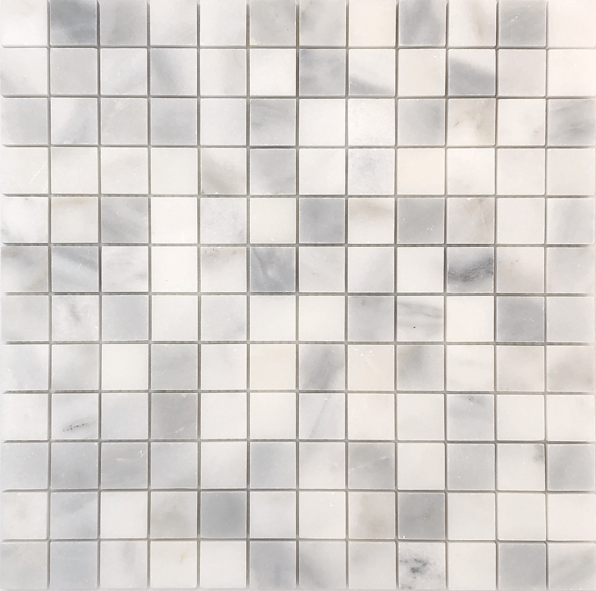 Calacatta Vida 2.5 x 2.5 cm Honed Mosaic 