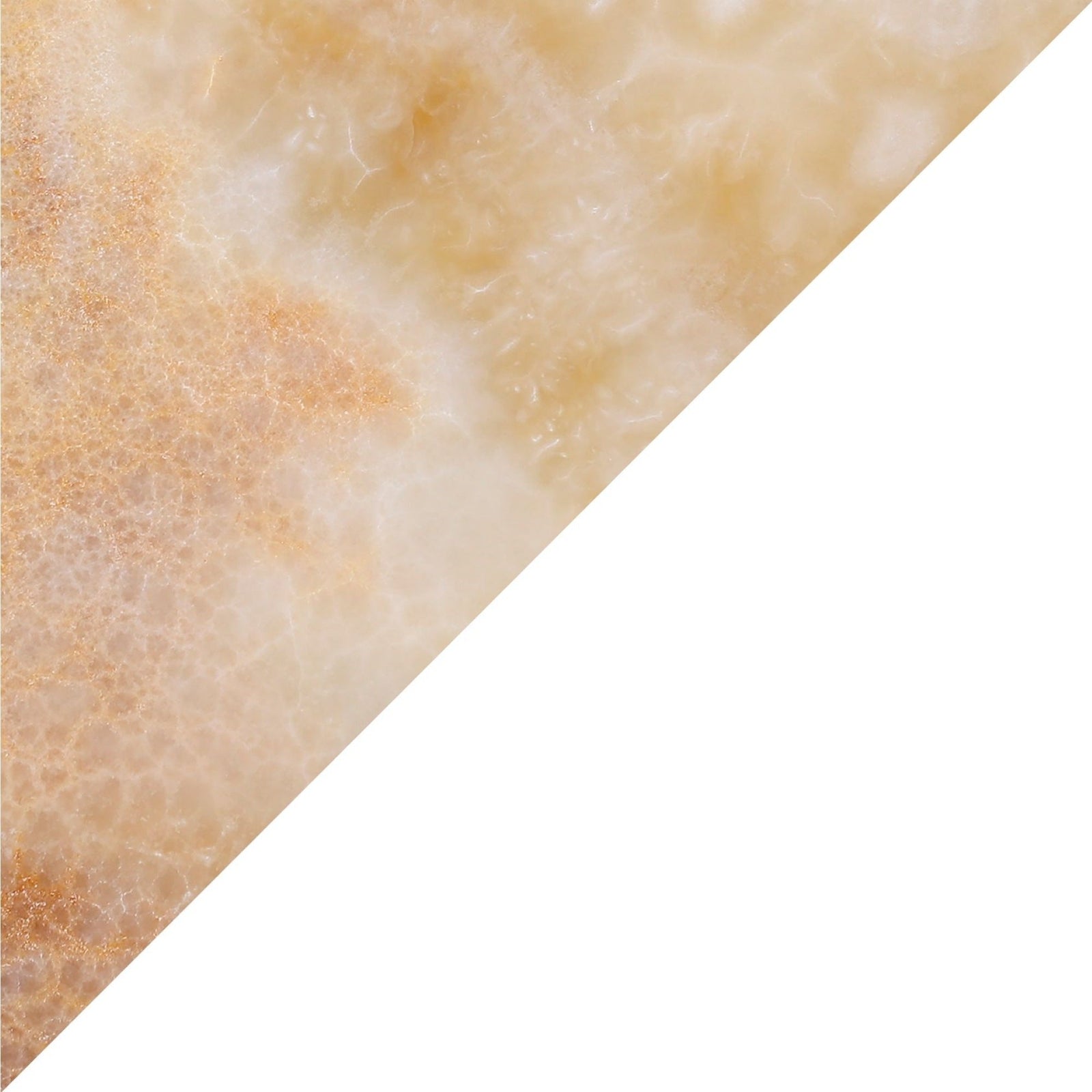 Amber Onyx Honed Diamond Triangle  x 1 cm Field Tile 