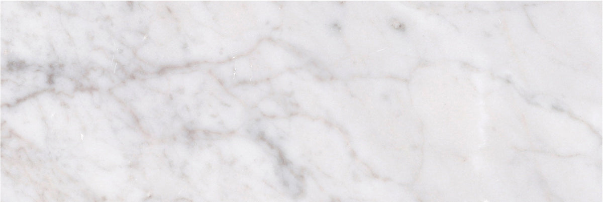 Bianco Carrara Honed 10 x 30 x 1 cm Field Tile 