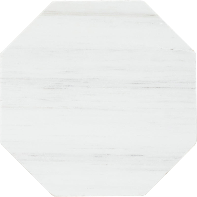 Glacier White Tumbled Octagon 20 x 1 cm Field Tile