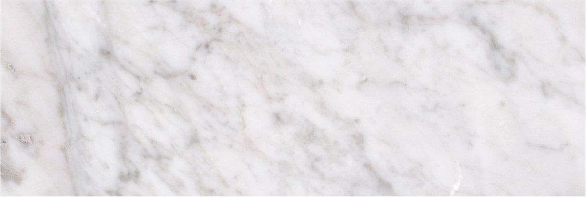 Bianco Carrara Honed 10 x 30 x 1 cm Field Tile 